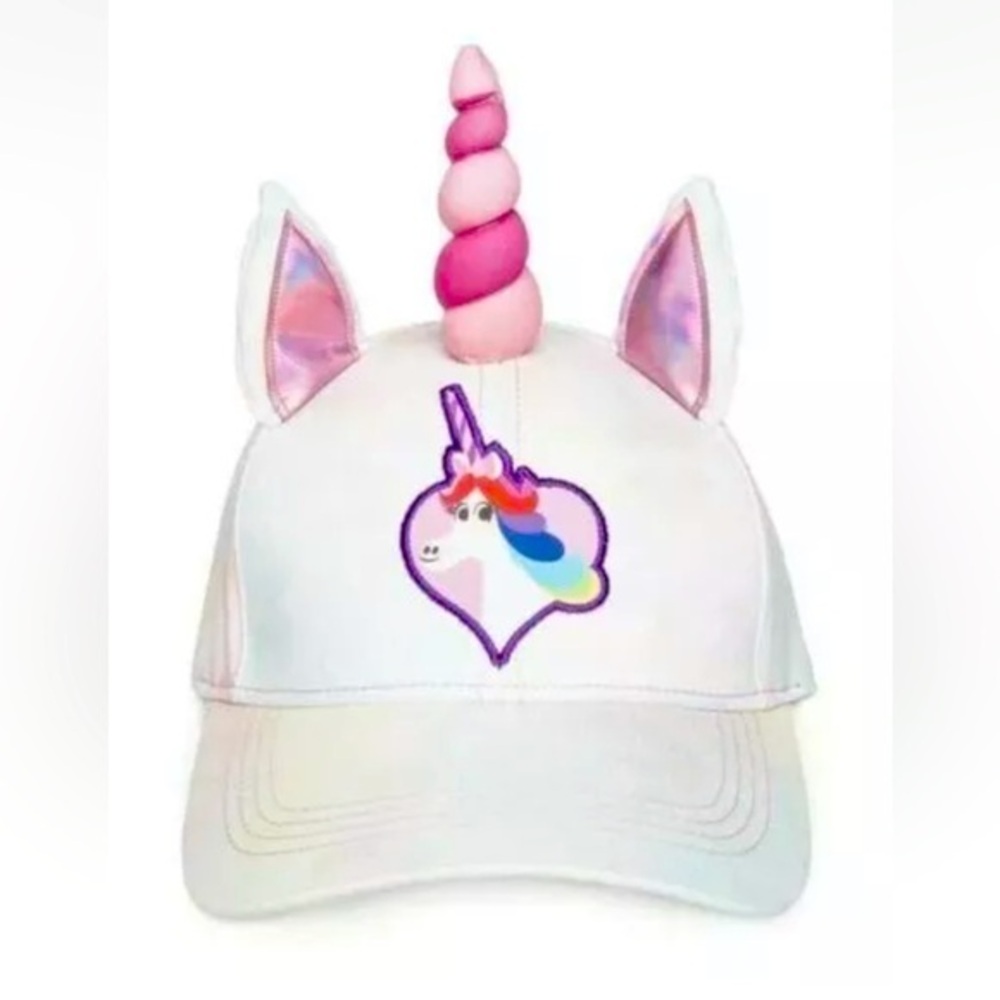 Disney Parks Inside Out Baseball Hat Rainbow Unicorn Horns Ears Adult Cap